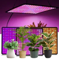 Starnearby LED Lampe Grow, 1000W Pflanzenlampe LED Vollspektrum Pflanzenlicht, 225 LEDs Pflanzenleuchte, Pflanzenlampe mit Haken, Wachstumslampe für Pflanzen, Zimmerpflanzen, Gemüse (2 Stück A)