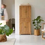 Tikamoon Schrank Yuki aus massivem Recycling-Kiefernholz Natur