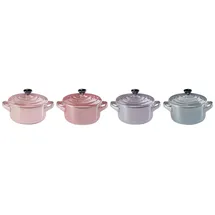 Le Creuset Mini Cocotte Topf-Set 4-tlg. metallics rosé