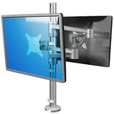 DataFlex Viewlite 2-fach Monitor Tischhalterung Schwenkarm Silber