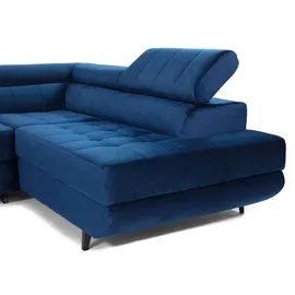 Mirjan24 Eckcouch Abriamo 10 L-Form 2-Sitzer Grün