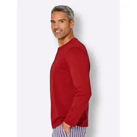 Witt Weiden Schlafanzug-Shirt in kirsche, | Gr.: 52/54