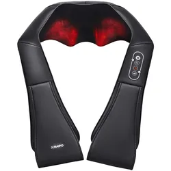 NAIPO MGS-150DC Schulter Massagegerät mit Wärmefunktion 3D-Rotation Massage Einstellbaren Geschwindigkeiten