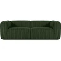 Konsimo Konsimo® 3-Sitzer-Sofa, Dunkelgrün, 246x73x96 cm, Wohnzimmer, Sofas &