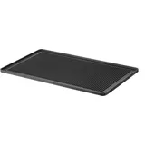 HENDI Grillplatte, CONVECTOMAT, zur Verwendung im Backofen, gerippt, PTFE Antihaftbeschichtung, Temperaturbeständig bis 200°C, Backblech, GN1/1, 530x325x(H)15mm,