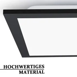 ZMH LED Panel 120x30 39W Dimmbar Rechteckig schwarz