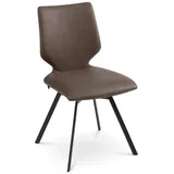 Venjakob Stuhl Alec Mikrofaser Braun Cappuccino