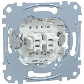 Merten Doppeltaster-Einsatz 10A AC 250V