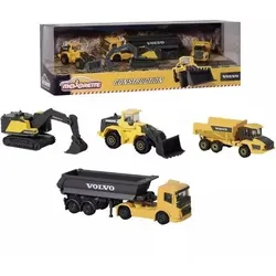 Volvo Set mit 4 Baumaschinen