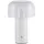 just light. Akku LED-Tischlampe AGNES, H 21,6 cm - Weiß - Kunststoff - dimmbar