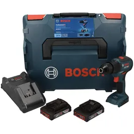 Bosch GSR 18V-55 Professional inkl. 2 x 2 Ah + L-Boxx 06019H5201