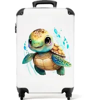 noboringsuitcases 4-Rollen Cabin 55 cm / 36 l wasserfarben/schildkröte