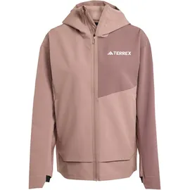 adidas Terrex Damen Multi Softshell Jacke (Größe M, braun)