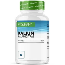 Kalium - Kaliumcitrat, 365 Kapseln
