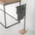Gedy Trilly Handtuchhalter matt Schwarz/Bambus
