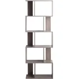 Mobili Rebecca Rebecca Mobili Bücherregal 169 x 60 x 24 cm Grau