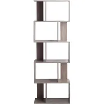 Mobili Rebecca Rebecca Mobili Bücherregal 169 x 60 x 24 cm Grau