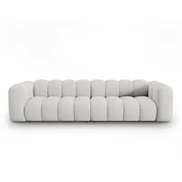 Micadoni Sofa Lupine, modular 4-Sitzer grau 290 cm x 70 cm x 95 cm