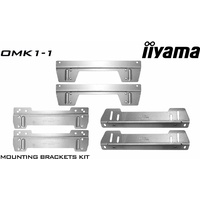 Iiyama OMK1-1 Befestigungswinkel-Kit für Monitorhalterung