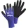 Leipold+Döhle Handschuhe Nitril Aqua Gr.9 blau/schwarz 100%Nyl.m.Nitrilbeschichtung