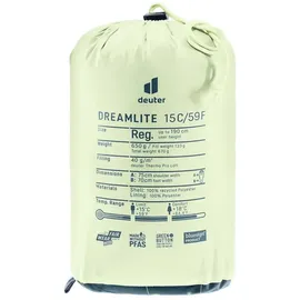 Deuter Dreamlite 15C/59F Schlafsack (Größe max. 185cm - orange)