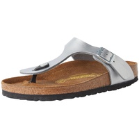 Birkenstock Gizeh Birko-Flor silver 39