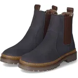 Bisgaard Kinder Chelsea Boots/Winterstiefeletten NEO Lamb Dunkelblau Rauleder, Größe:29, Farbauswahl:blau