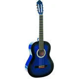 Eko GUITARS - CS-10 BLUE BURST Klassische Gitarre Serie Studio, Farbe Blue Burst