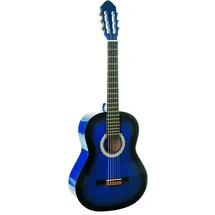 Eko GUITARS - CS-10 BLUE BURST Klassische Gitarre Serie Studio, Farbe Blue Burst