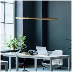 Layla LED Pendelleuchte mit Gestensteuerung goldfarben 28W 101cm dimmbar
