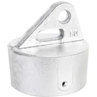 GAH Alberts Alberts 655037 Strebenkappe Aluminium | für Rohr-Ø 60 mm
