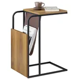 SoBuy Sofa Beistelltisch Sofa Sideboard Holz Sofatisch Nachttisch Betttisch Couchtisch Laptoptisch Vintagebraun bht ca. 36x65x50cm