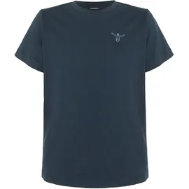 Chiemsee T-Shirt mit tonalem Logo-Design, Größe 146/152 in Blau 19-4010 Total Eclipse