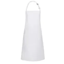Karlowsky Fashion GmbH Karlowsky Basic Latzschürze mit Schnalle und Tasche, 75 x 90 cm BLS 5 , Farbe: weiß