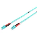 Digitus LWL Anschlusskabel 1.00 m Türkis [1x LC-Stecker - LC