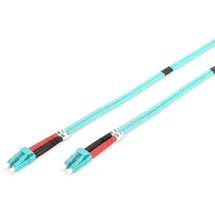 Digitus LWL Anschlusskabel 1.00 m Türkis [1x LC-Stecker - LC