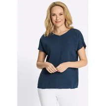Sieh an! Schlupfbluse Blau 50