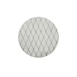 como Kurzflorteppich  Cross Soft , grau , Synthetische Fasern Ø: 160