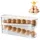luxuskollektion Eierhalter 2 Schichten rollend stapelbar transparent/beige