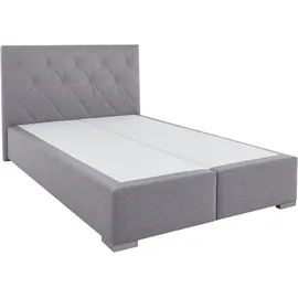 Home Affaire Boxbett HOME AFFAIRE "Tynan", grau, B:154cm L:210cm, Komplettbetten, Boxspringbett, wahlweise mit Bettkasten, in H2, H3 & H4 erhältilich