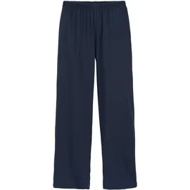 LE JOGGER Pyjama in langer Form, Hose 1x uni und 1x kariert, 122/128