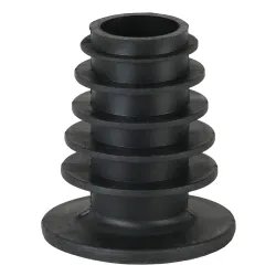 Kunststoff-Lamellen-Dauerkorken, schwarz 7686L , 1 Stück, für 0,7–1,0 Liter Flaschen