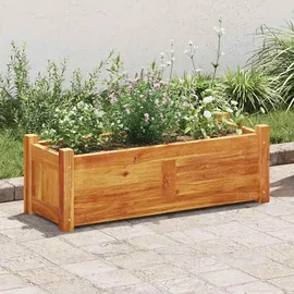 vidaXL Garten-Hochbeet Akazienholz 76 x 27,6 x 25 cm Holz