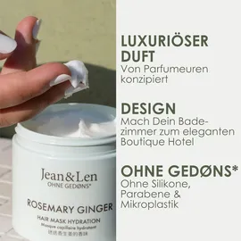 Jean&Len Hair Mask Rosemary und Ginger Pflege 200 ml