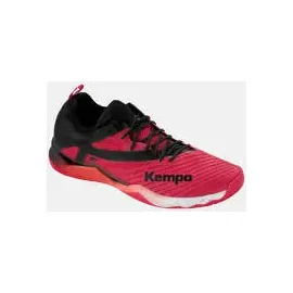 Kempa Unisex Wing Lite 2.0 Handballschuhe, Sportschuhe, Turnschuhe, Rot Schwarz, 39.5 EU