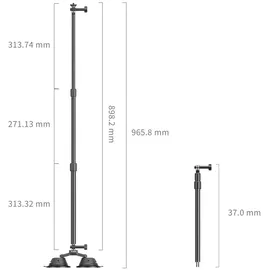 SmallRig Kamera-Saugnapf-Autohalterungsset 4380
