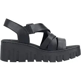 Rieker 68063-00 für Damen, schwarz, Größe 38 EU