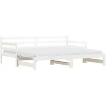 vidaXL Tagesbett 90 x 200 cm Weiß