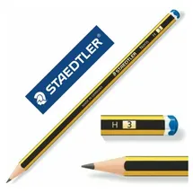 Staedtler Bleistift Noris 120 H schwarz/gelb