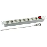 EFB-Elektronik Steckdosenleiste 2 m Grau 8 St.